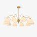 Striped Glass Bowl Chandelier - DWHOME