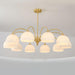 Striped Glass Bowl Chandelier - DWHOME