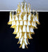 Stunning Murano Caramel Glass Petals Chandelier-DWHOME