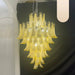 Stunning Murano Caramel Glass Petals Chandelier-DWHOME