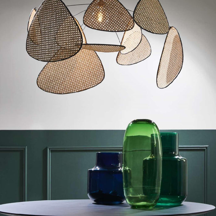 Screen Cannage Pendant Swag Light-DWHOME