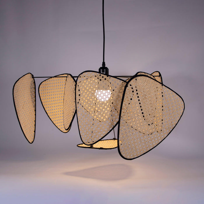 Screen Cannage Pendant Swag Light-DWHOME