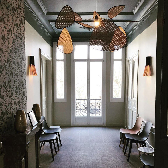 Screen Cannage Pendant Swag Light-DWHOME
