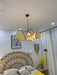 Screen Cannage Pendant Swag Light-DWHOME