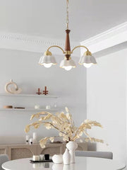 Swedish Modern Brass Chandelier-DWHOME