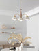 Swedish Modern Brass Chandelier - DWHOME