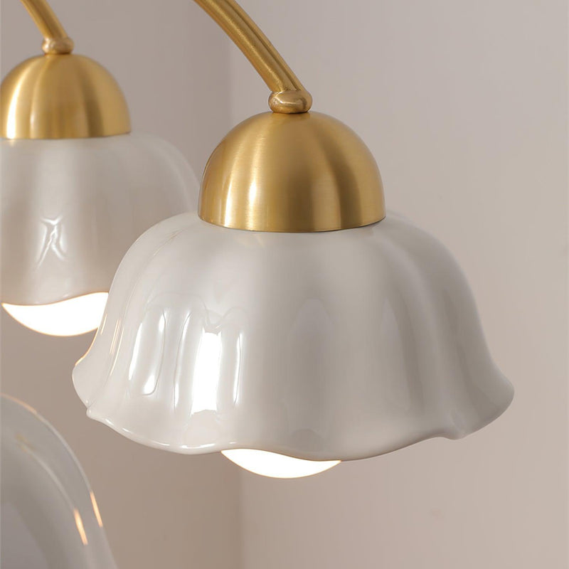 Swedish Modern Brass Chandelier-DWHOME
