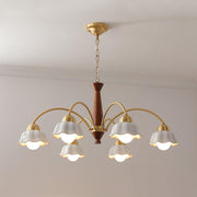 Swedish Modern Brass Chandelier-DWHOME
