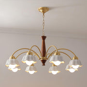 Swedish Modern Brass Chandelier-DWHOME