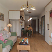 Swedish Modern Brass Chandelier-DWHOME