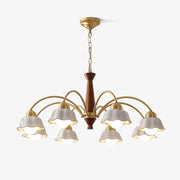 Swedish Modern Brass Chandelier-DWHOME
