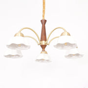 Swedish Modern Brass Chandelier-DWHOME