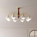 Swedish Modern Brass Chandelier - DWHOME