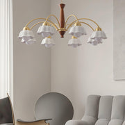 Swedish Modern Brass Chandelier-DWHOME