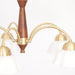 Swedish Modern Brass Chandelier - DWHOME