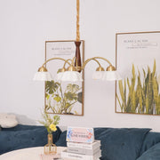 Swedish Modern Brass Chandelier-DWHOME