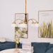 Swedish Modern Brass Chandelier - DWHOME