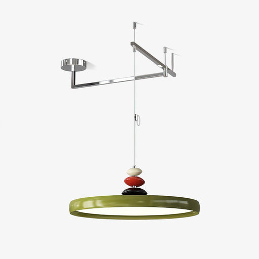 Swing Arm Stone Pendant Light-DWHOME