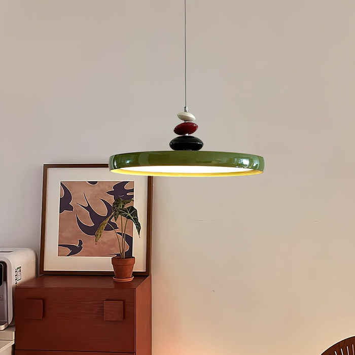Swing Arm Stone Pendant Light-DWHOME
