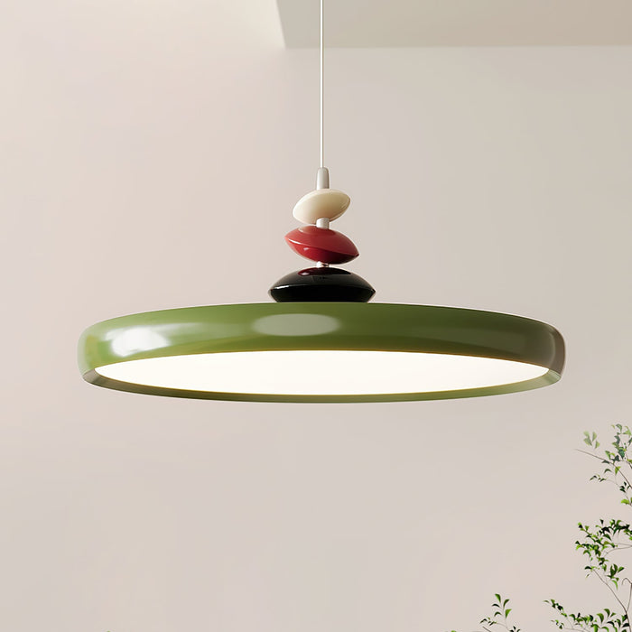 Swing Arm Stone Pendant Light