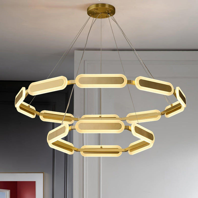 Swirl Chandelier-DWHOME