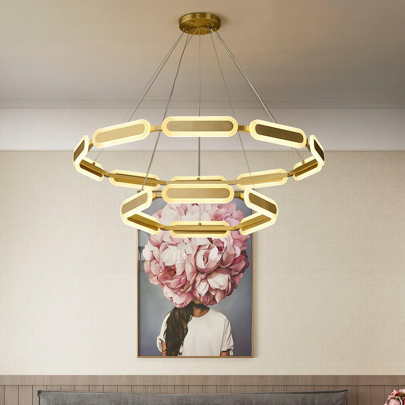 Swirl Chandelier-DWHOME