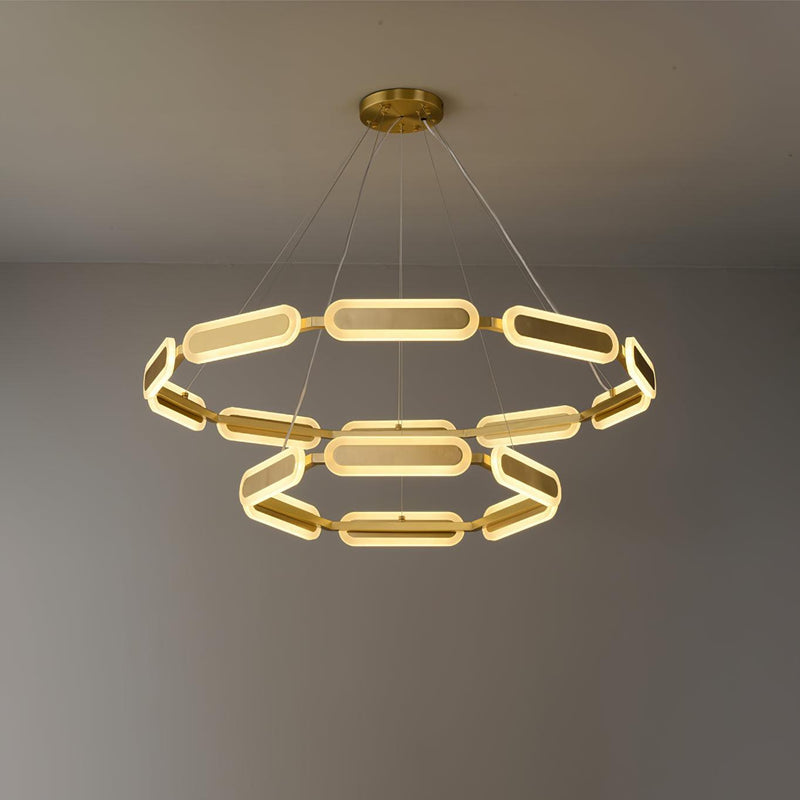 Swirl Chandelier-DWHOME