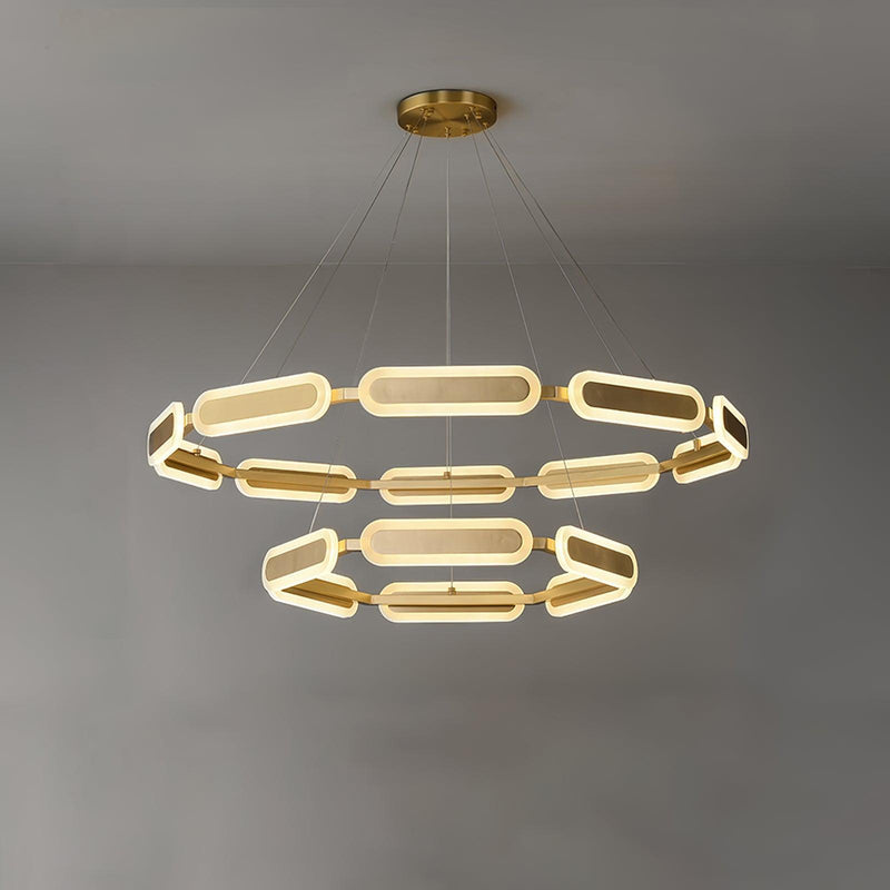 Swirl Chandelier-DWHOME