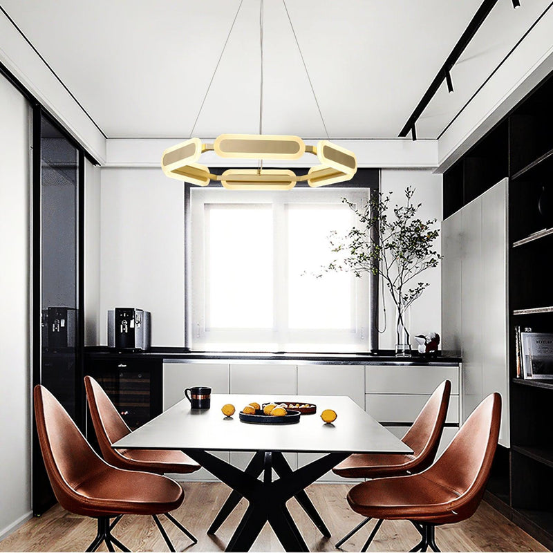 Swirl Chandelier-DWHOME