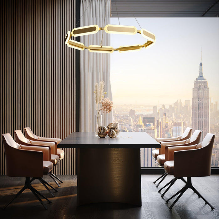 Swirl Chandelier-DWHOME