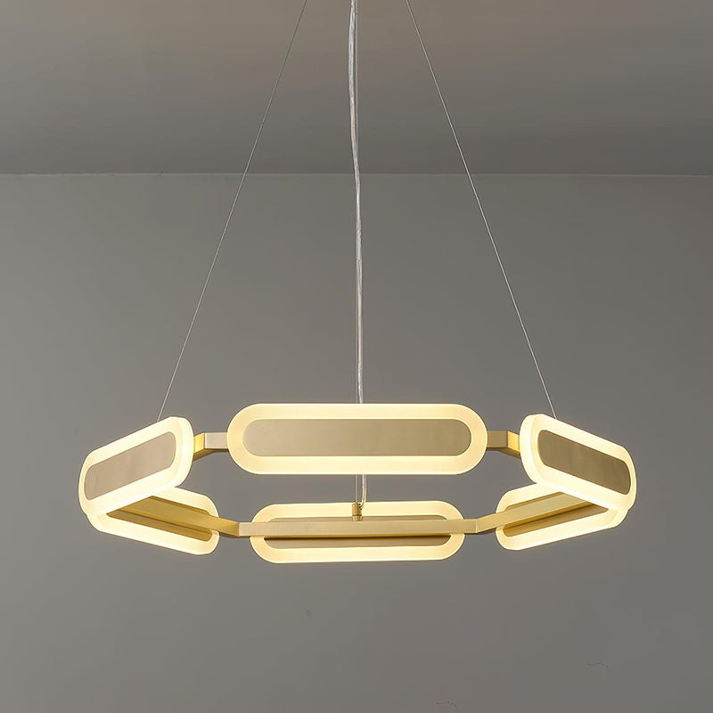 Swirl Chandelier-DWHOME