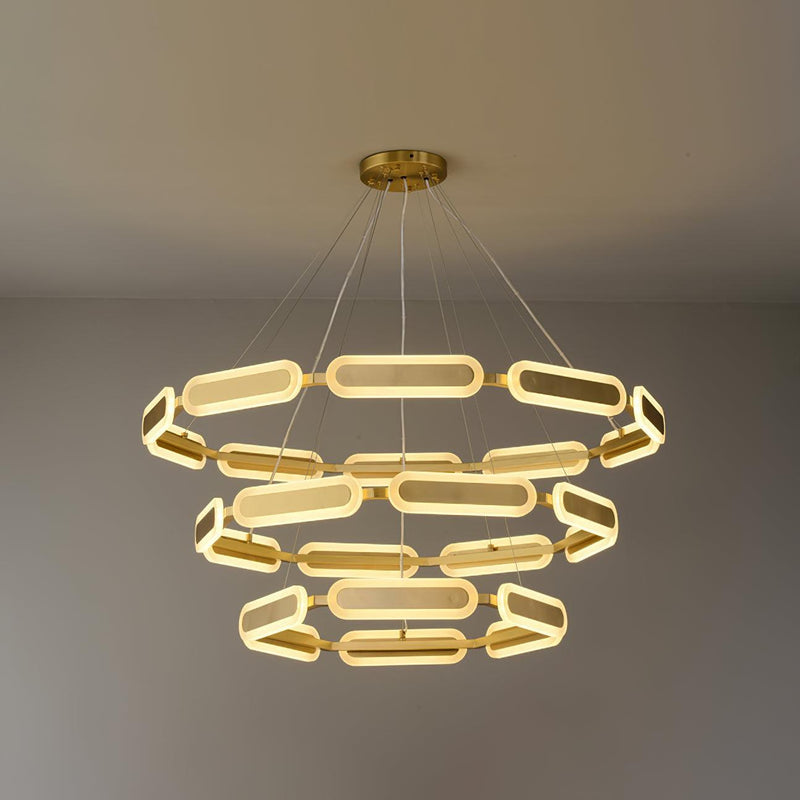 Swirl Chandelier-DWHOME