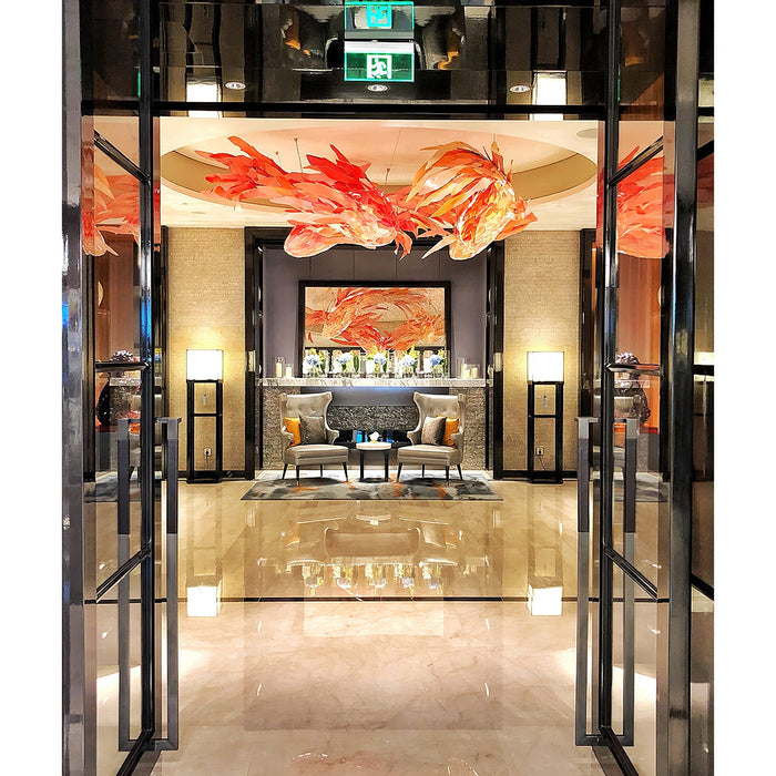 Swirl Koi Chandelier-DWHOME