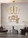 Swoop Arm Chandelier-DWHOME