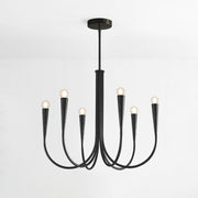 Swoop Arm Chandelier-DWHOME