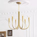 Swoop Arm Chandelier-DWHOME
