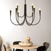 Swoop Arm Chandelier-DWHOME