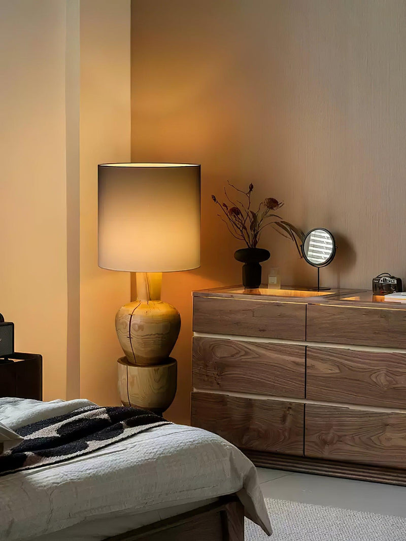 Sylvia Wood Floor Lamp-DWHOME