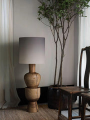 Sylvia Wood Floor Lamp-DWHOME