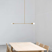 Surry Hills 2 Bulbs Modern Minimalist Line Pendant Light-DWHOME