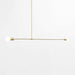 Surry Hills 2 Bulbs Modern Minimalist Line Pendant Light.