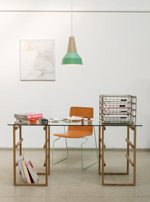 LundLund Minimalist Scandinavian Wooden Pendant Light.