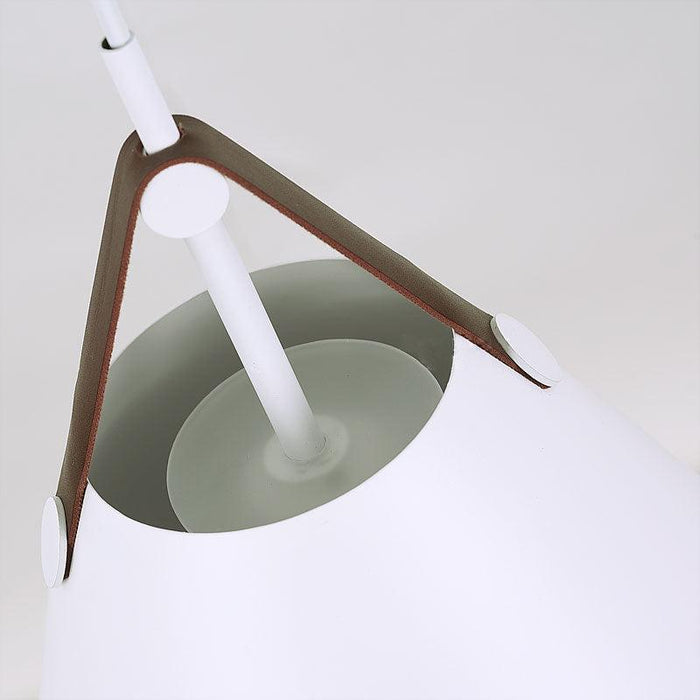 Leather Strap Suspension Minimalist Pendant  Light.