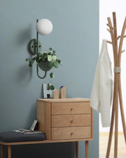Ritz Single Head Pot Plant Wall Light-DWHOME
