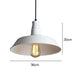 Vintage Industrial Pendant Light In White Colour - DWHOME