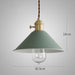 Pastel Coloured Cone Shade Industrial Pendant Light - DWHOME