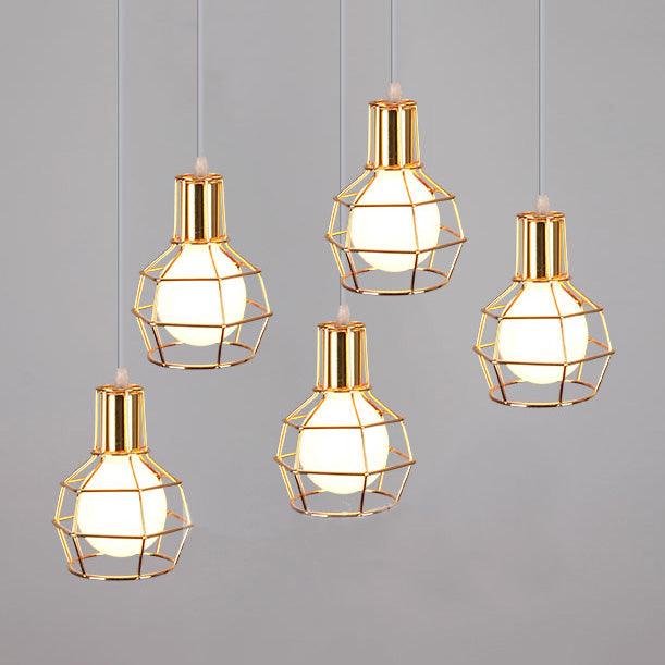 Work Lamp Cage Pendant Light - DWHOME