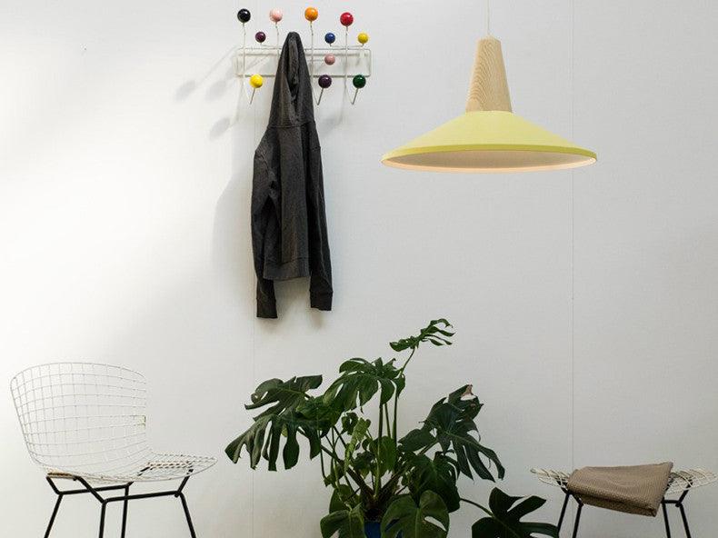 LundLund Minimalist Scandinavian Wooden Pendant Light.