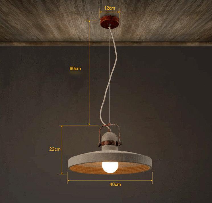 Vardo Concrete Pendant Light-DWHOME