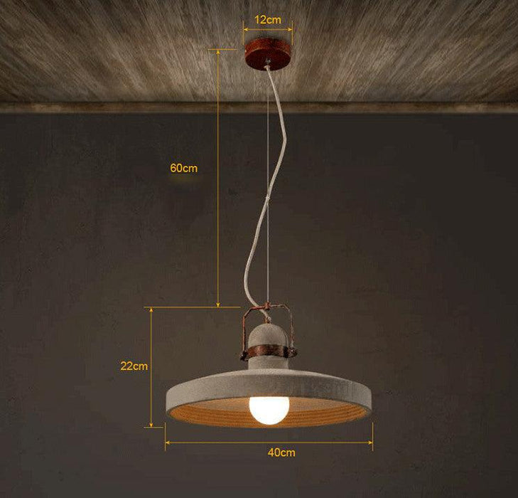 Vardo Concrete Pendant Light.